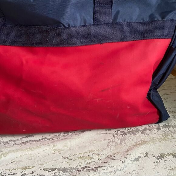 Tommy Hilfiger Duffle bag Color block logo Y2K 90s - Picture 12 of 15